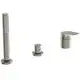 IS-Badearm-f-Wannenrand-La-Dolce-Vita-o-Auslauf-m-Handbrause-Set-Silver-Storm-BD670GN gallery number 1